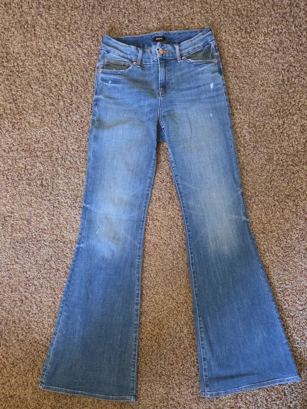 '70s Flare Mid Rise Jeans